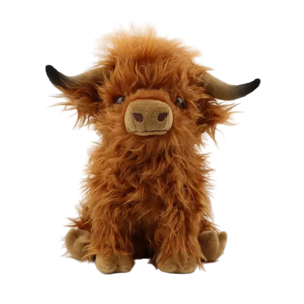 Highland Cow Plush Toy Soft Cuddly Stuffed Animal - VibreMode