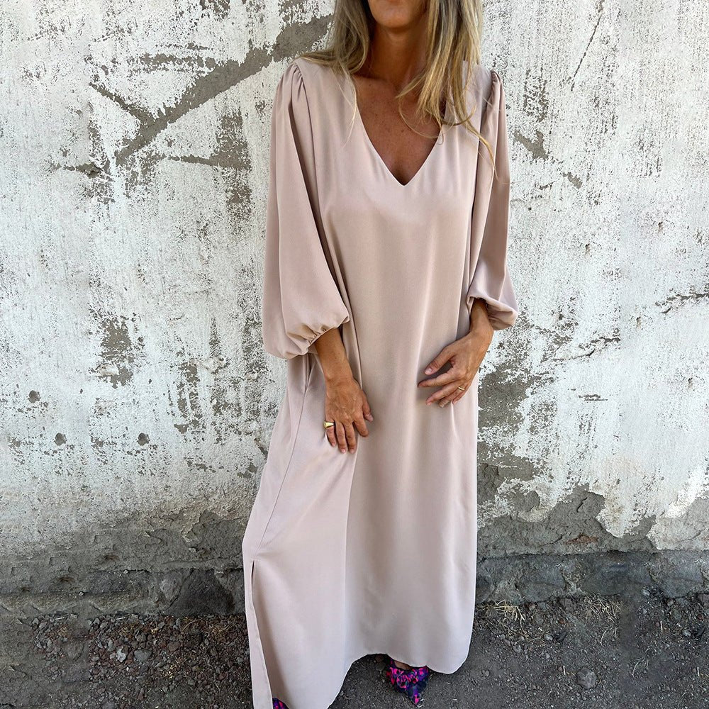 Women's Maxi Dress With Pockets - VibreMode