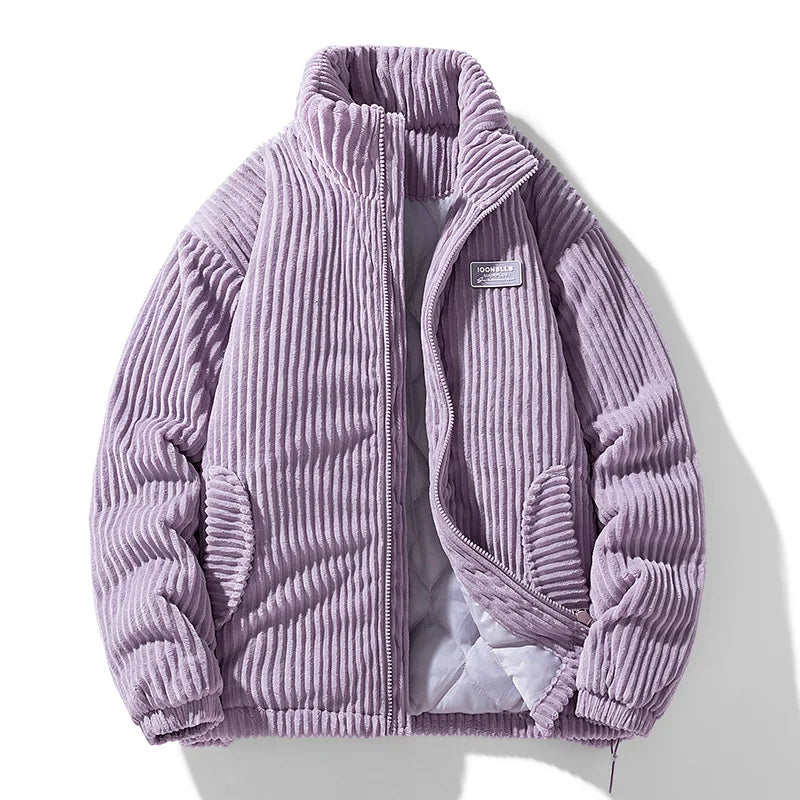 Men's Relaxed Fit Bomber Jacket Casual Cotton - VibreMode