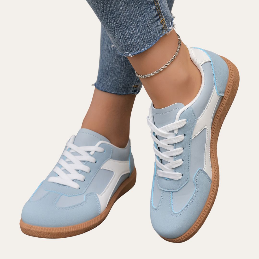 Women's Faux Leather Sneakers Comfortable Stylish