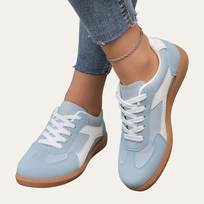 Women's Faux Leather Sneakers Comfortable Stylish