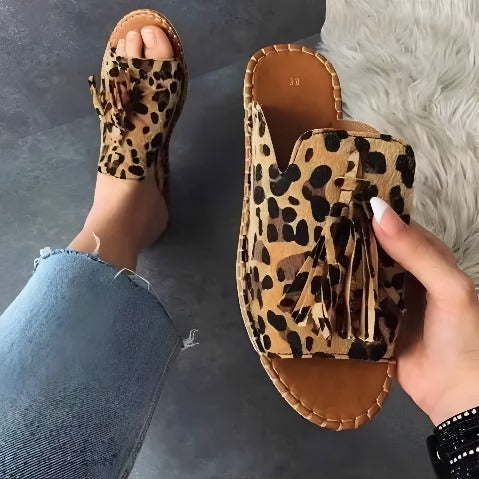 Women's Woven Slides Cushioned