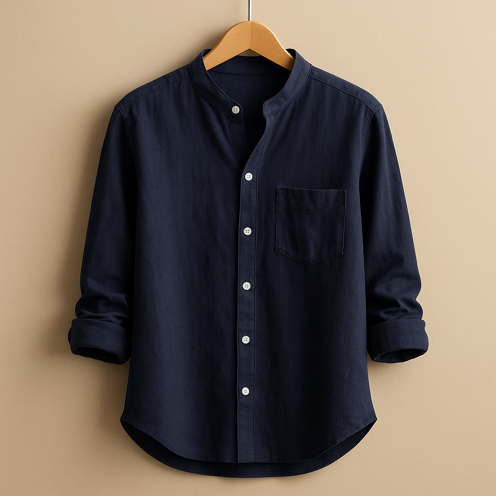 Women’s lightweight classic shirt with a tailored fit, long sleeves, and button closure, ideal for casual outfits, office wear, and formal occasions.