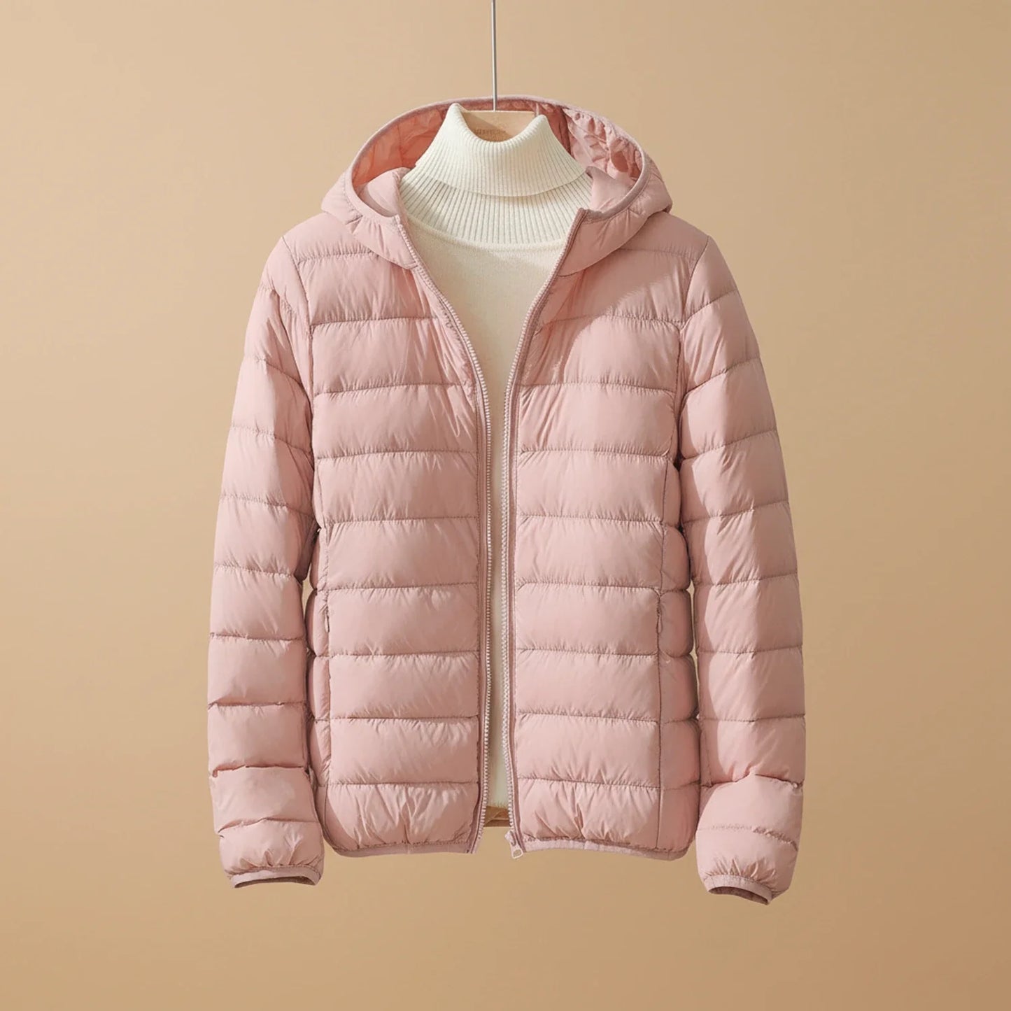 Women's Lightweight Hooded Puffer Jacket