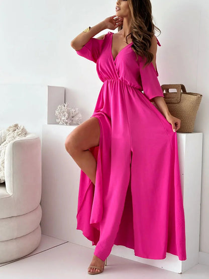 Image of Lillian | Women's Wrap Maxi Dress
