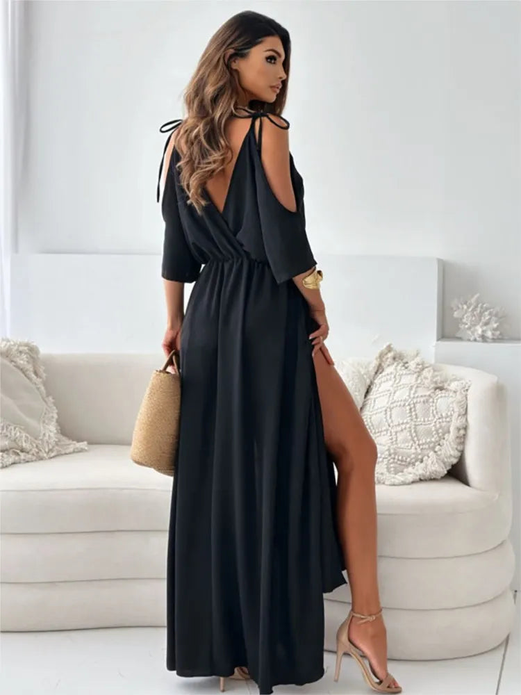 Image of Lillian | Women's Wrap Maxi Dress