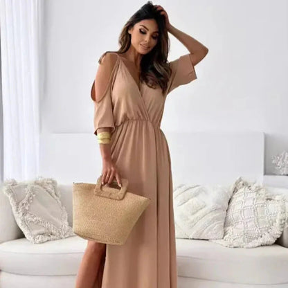 Lillian Women's Maxi Wrap Dress - VibreMode
