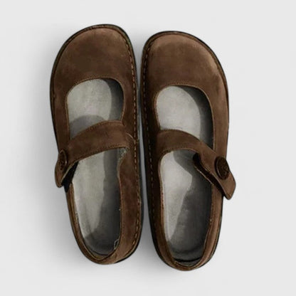 Women's Mary Jane Shoes Closed Toe Buckle Strap