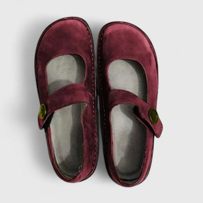 Women's Mary Jane Shoes Closed Toe Buckle Strap