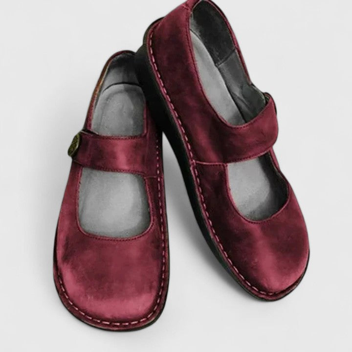 Women's Mary Jane Shoes Closed Toe Buckle Strap