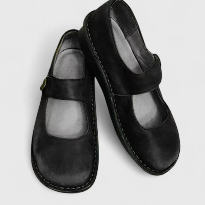 Women's Mary Jane Shoes Closed Toe Buckle Strap