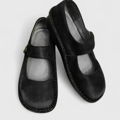 Women's Mary Jane Shoes Closed Toe Buckle Strap