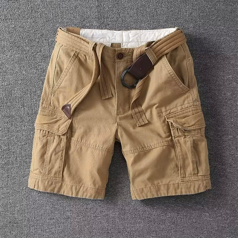 Men's Cargo Shorts Belted - VibreMode