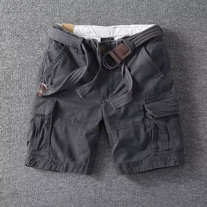 Image of Logan | Men's Cargo Belted Shorts