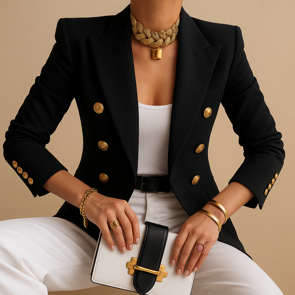 Women's Elegant Long Blazer - VibreMode