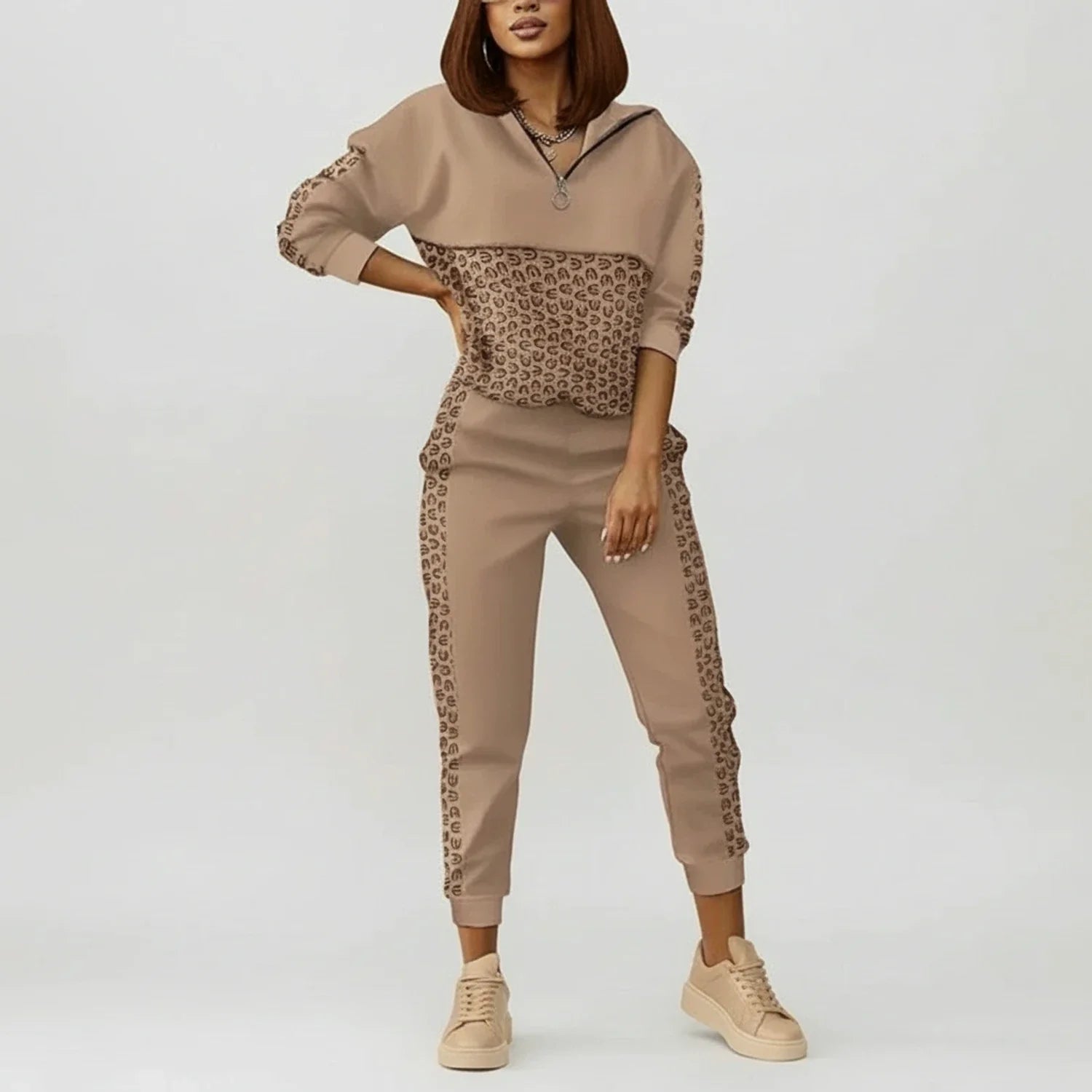 Women's Long Sleeve Jogger Set - VibreMode