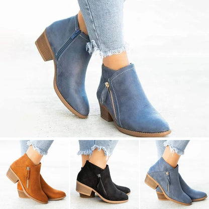 Women's Leather Boots Comfortable