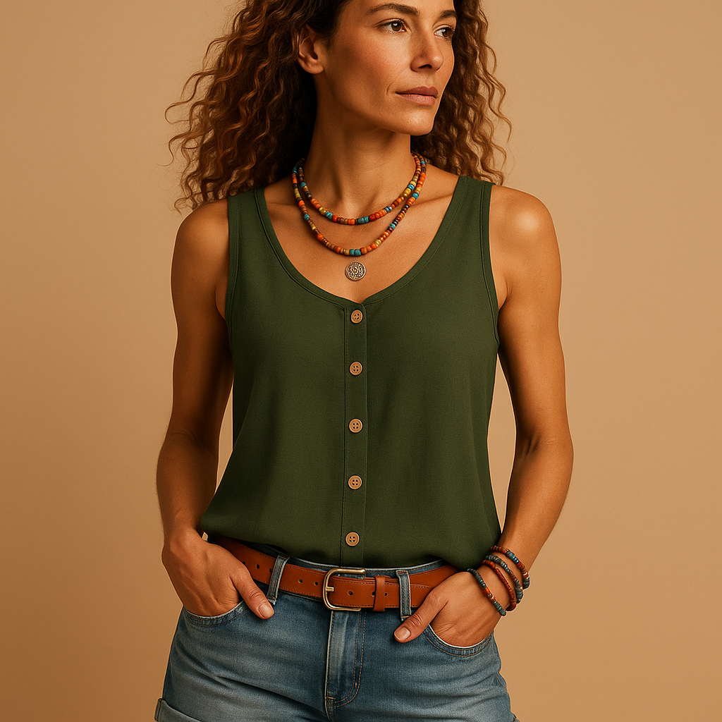 Women's Sleeveless V-Neck Lightweight - VibreMode