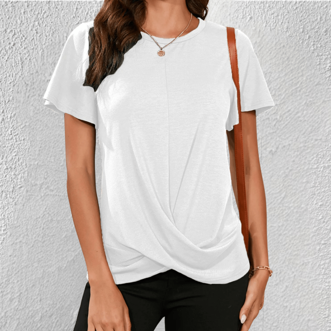 Women's Twist Front Casual T-Shirt