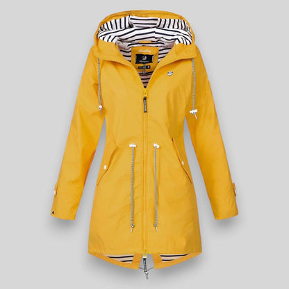 Women's Waterproof Rain Jacket Lightweight Breathable Hooded