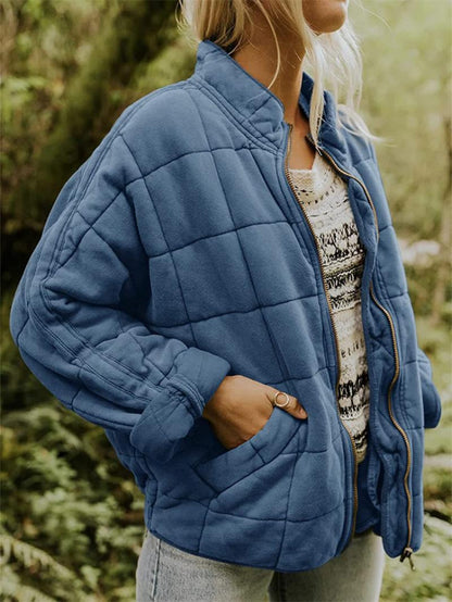 Image of Lynne | Women's Quilted Zip Up Jacket