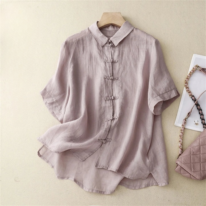 Women's Linen Blouse Juniper Summer