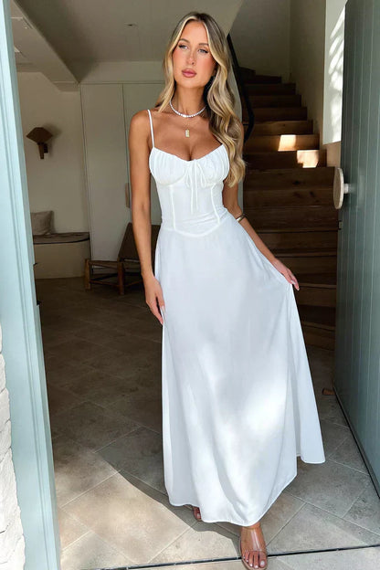 Elegant Ladies' Formal Wrap Maxi Evening Dress