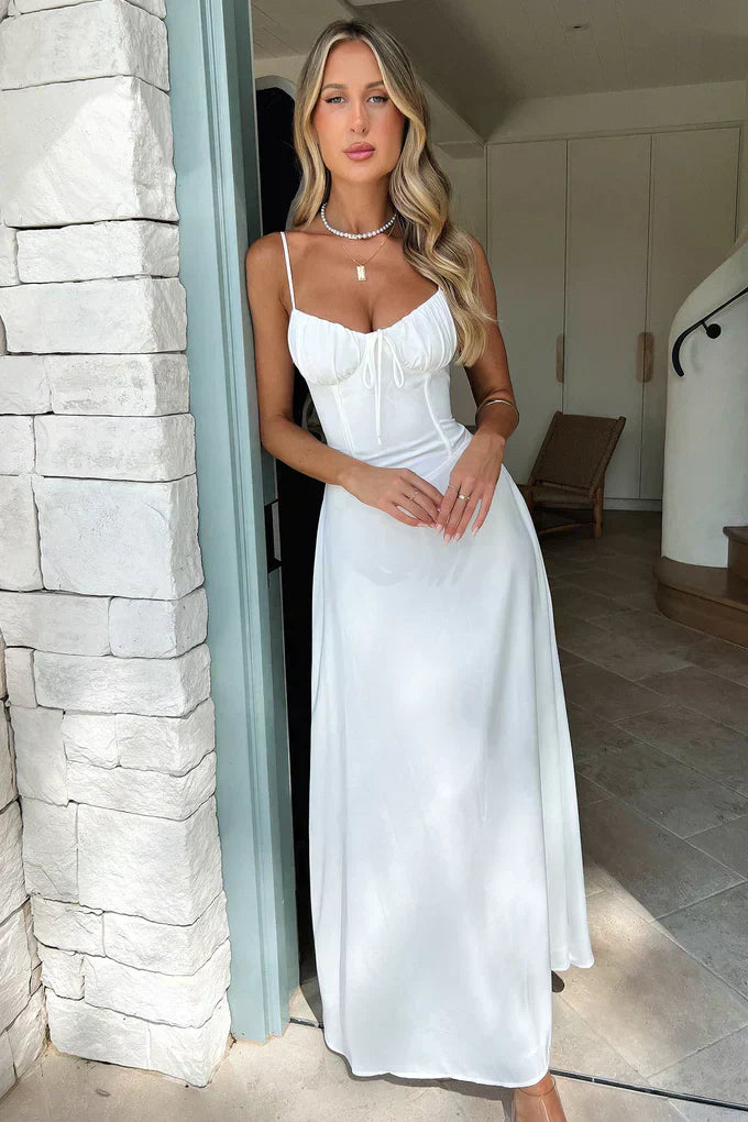Elegant Ladies' Formal Wrap Maxi Evening Dress