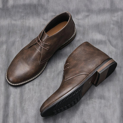 Men's Lace-Up Ankle Boots