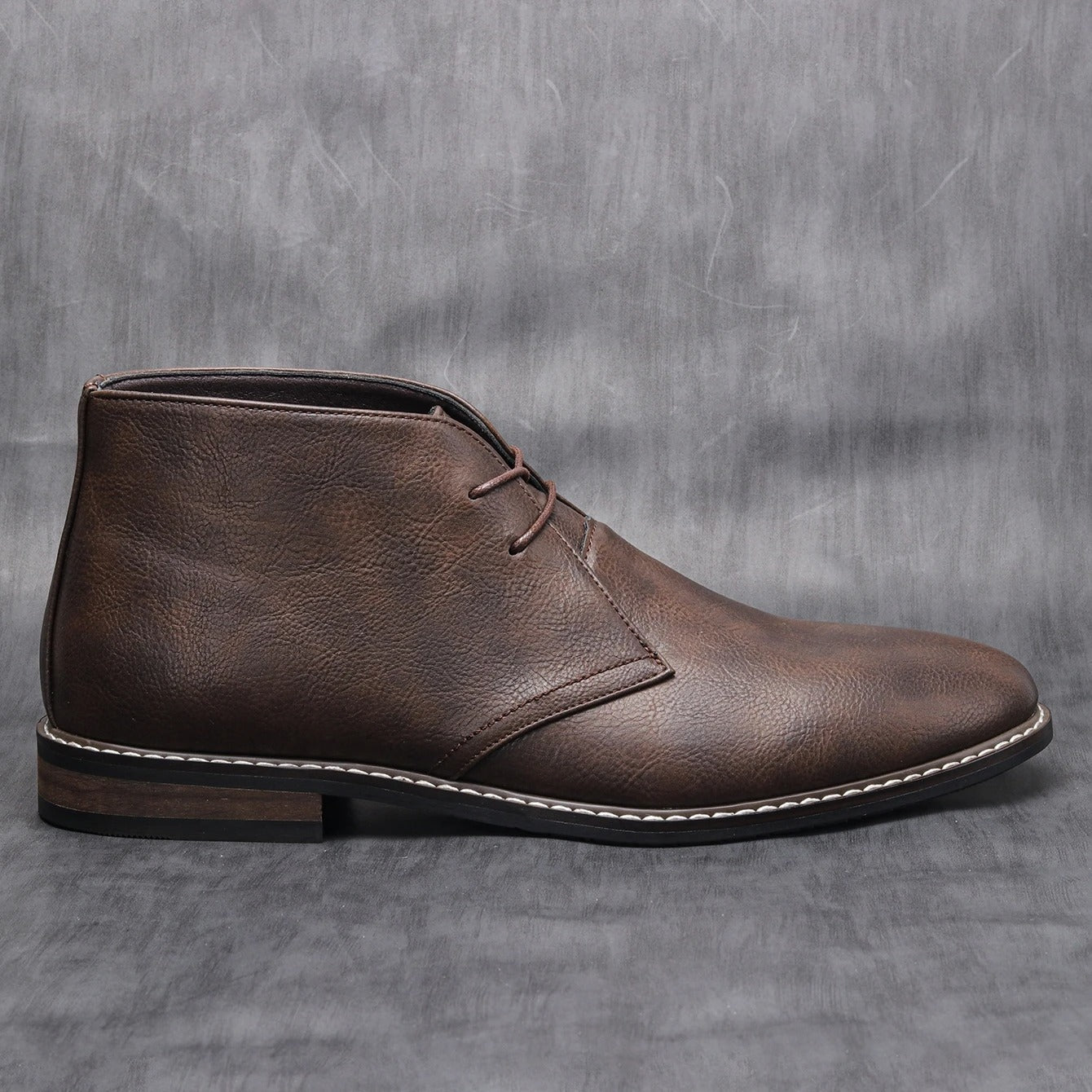 Claybourne Men's Faux Leather Chukka Boots