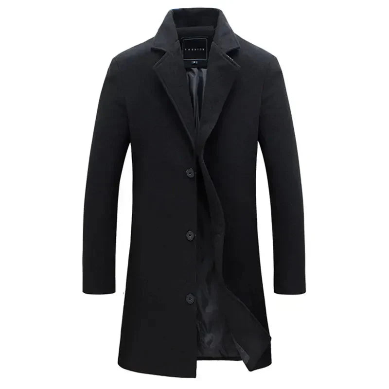 Classic Warm Winter Overcoat - VibreMode