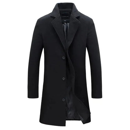 Classic Warm Winter Overcoat - VibreMode