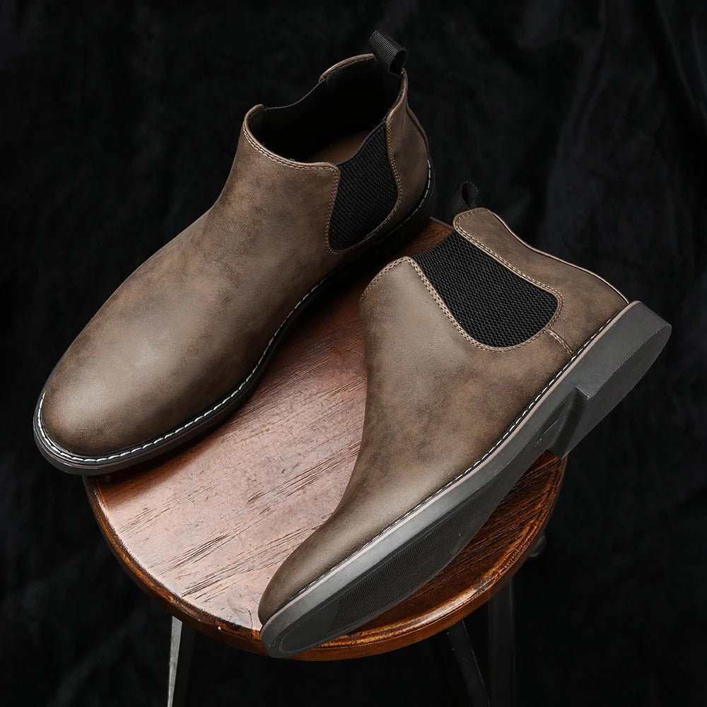 Aldridge Men's Chelsea Boots Leather - VibreMode