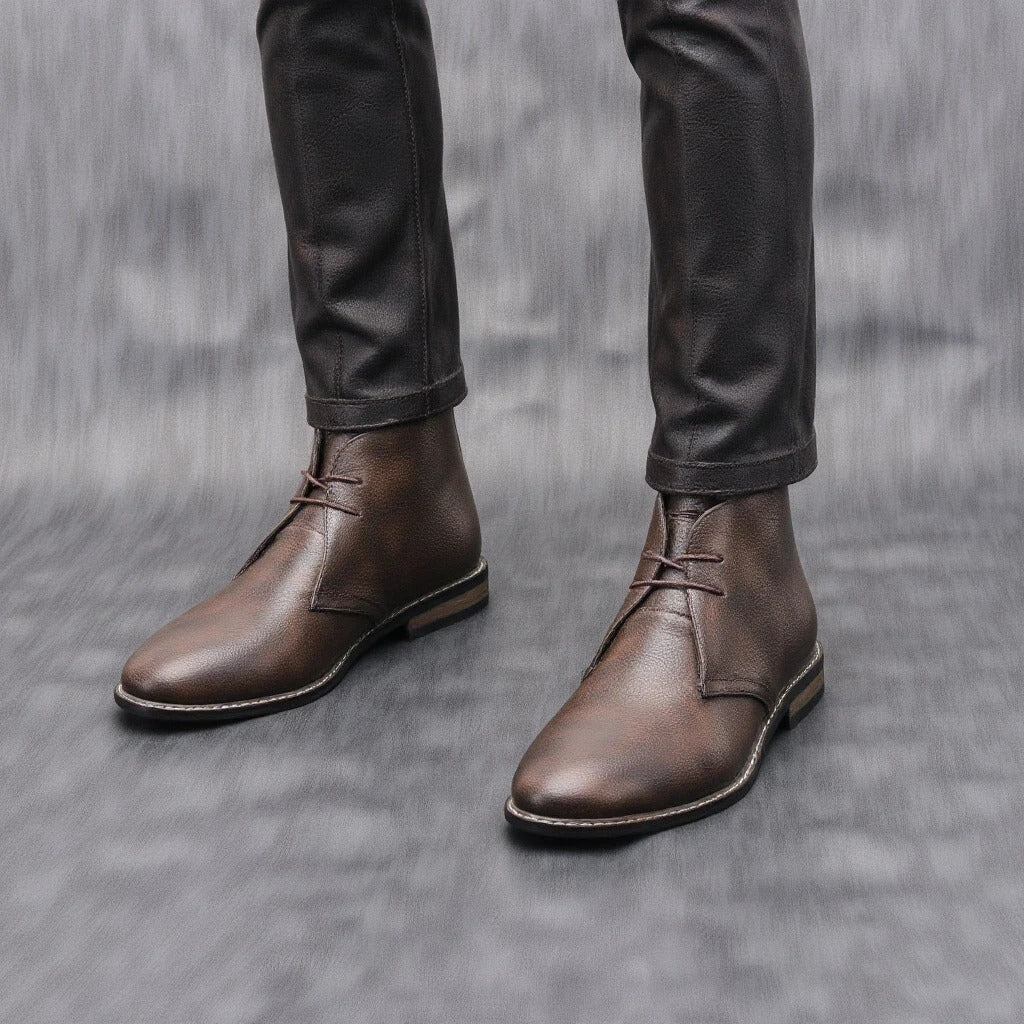 Men's Lace-Up Ankle Boots