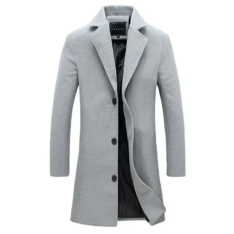 Classic Warm Winter Overcoat