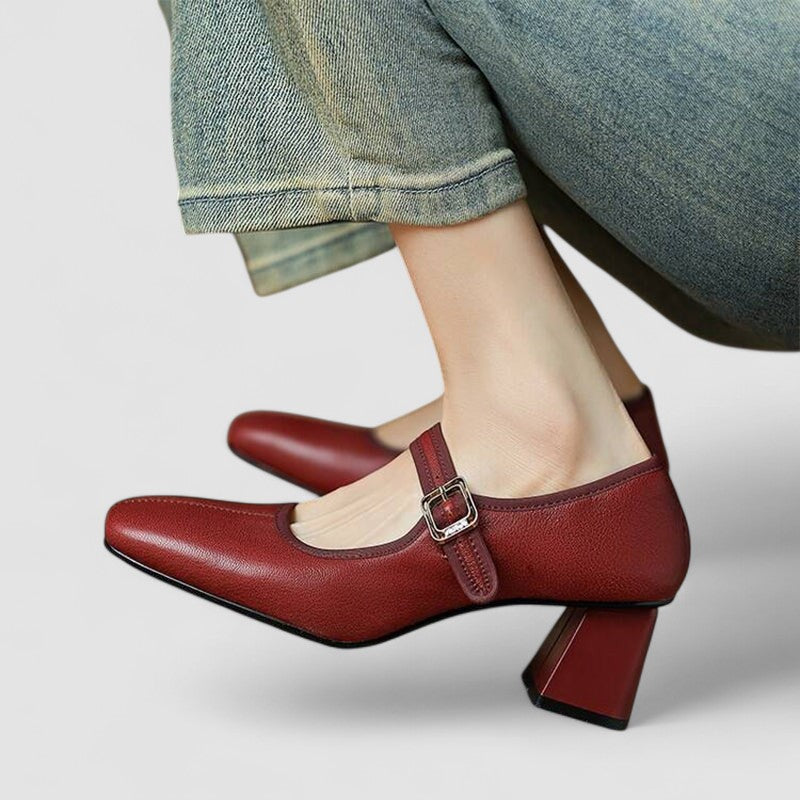Women's Block Heel Sandals Ankle Strap