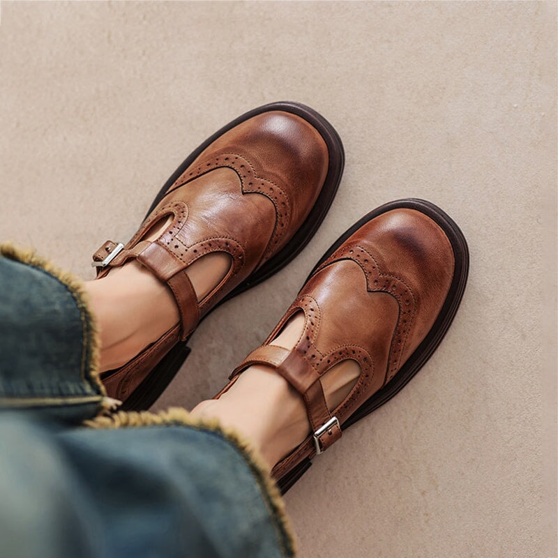Women's Mary Jane Closed Toe Shoes - VibreMode