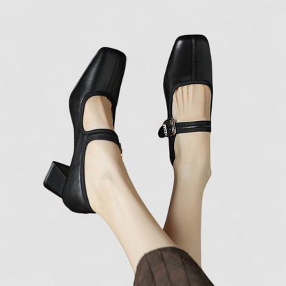 Women's Block Heel Sandals Ankle Strap