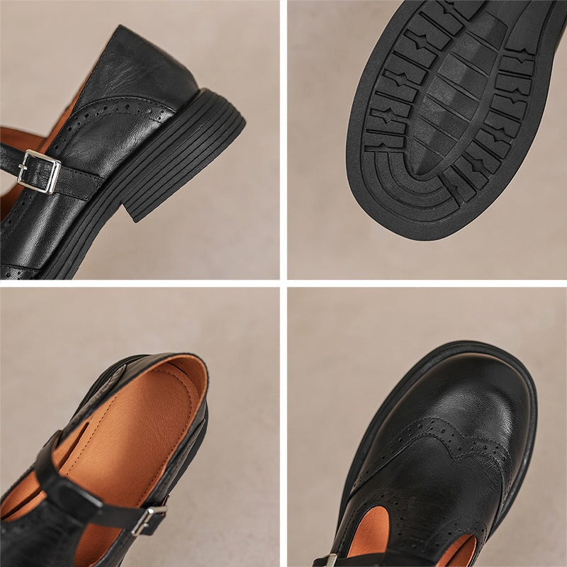 Vegan Leather Mary Jane Sandal