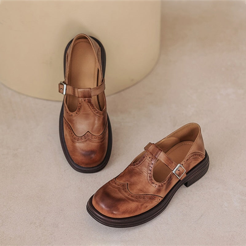 Vegan Leather Mary Jane Sandal