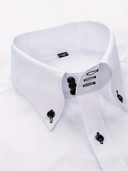 Image of Mason | Men's Slim-Fit Button-Down Shirt