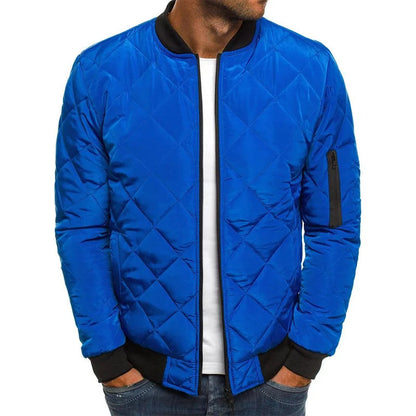 Image of Matthew | Men's Slim Fit Quilted Bomber Jacket