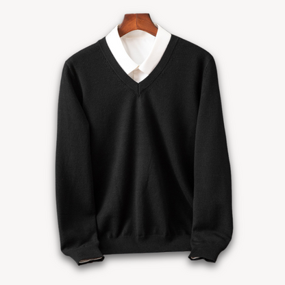 Men's V-Neck Sweater - VibreMode