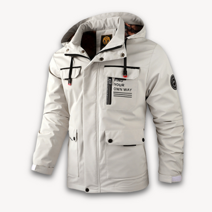 Men's Waterproof Summer Jacket Lightweight Breathable - VibreMode