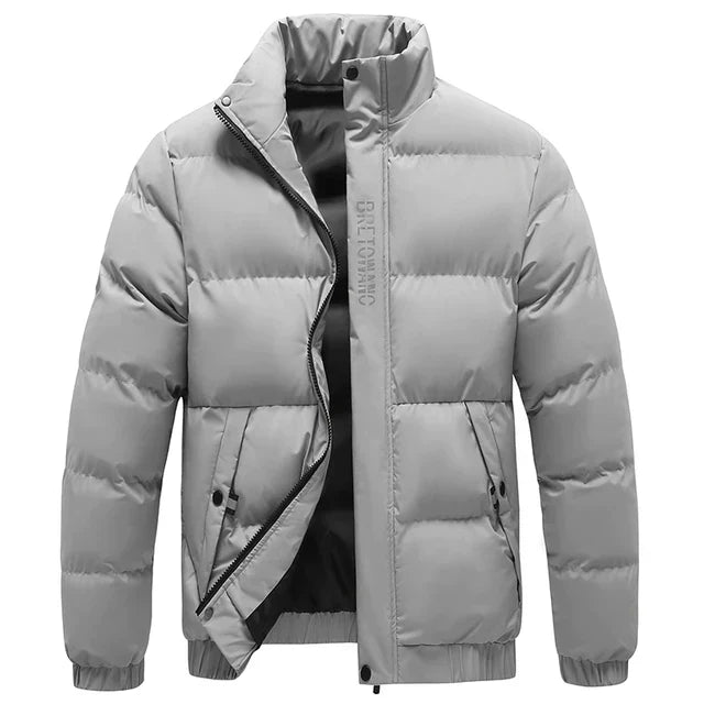 Men's Sharkskin Winter Jacket Waterproof Insulated Black