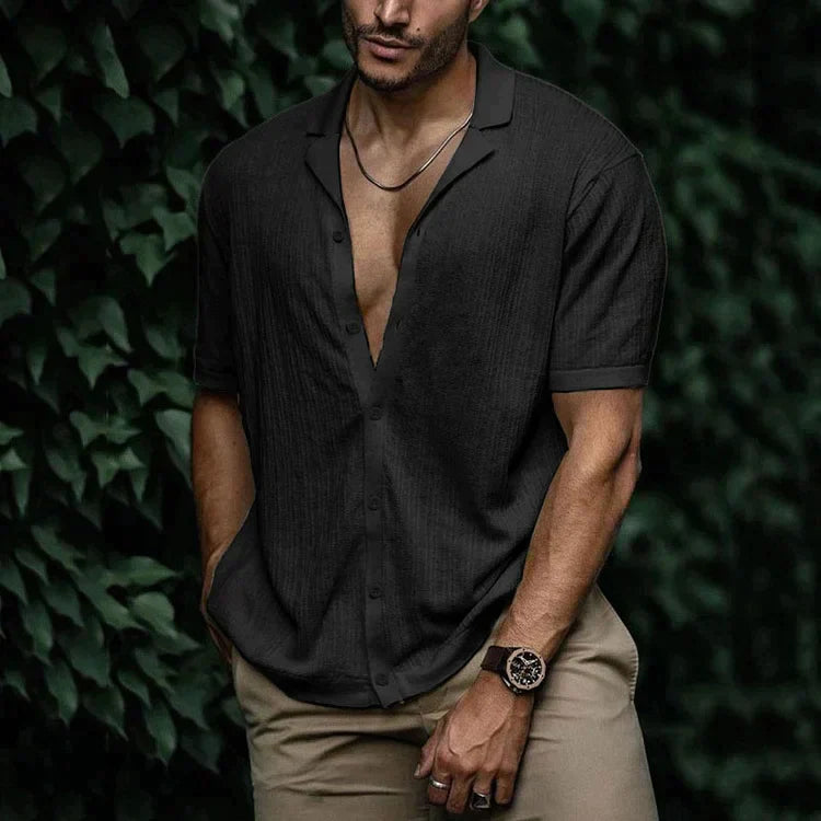 mens-woven-button-up-shirt-with-camp-collar-and-short-sleeves-13
