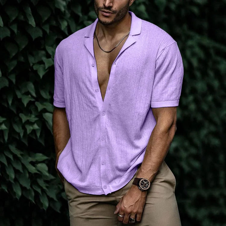 mens-woven-button-up-shirt-with-camp-collar-and-short-sleeves-5