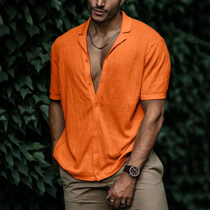 mens-woven-button-up-shirt-with-camp-collar-and-short-sleeves-6
