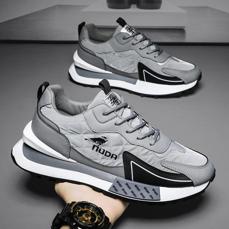 Mens Platform Lace Up Sneakers - VibreMode