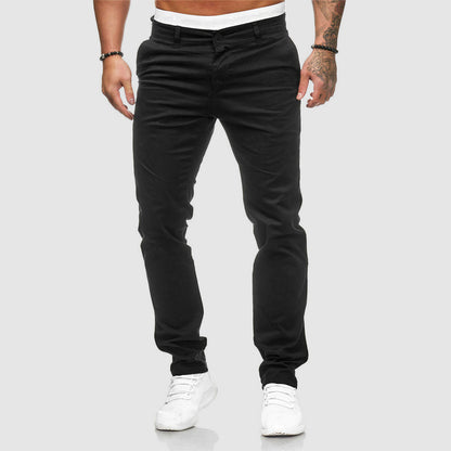 Image of Milo | Men's Slim-Fit Chino Trousers
